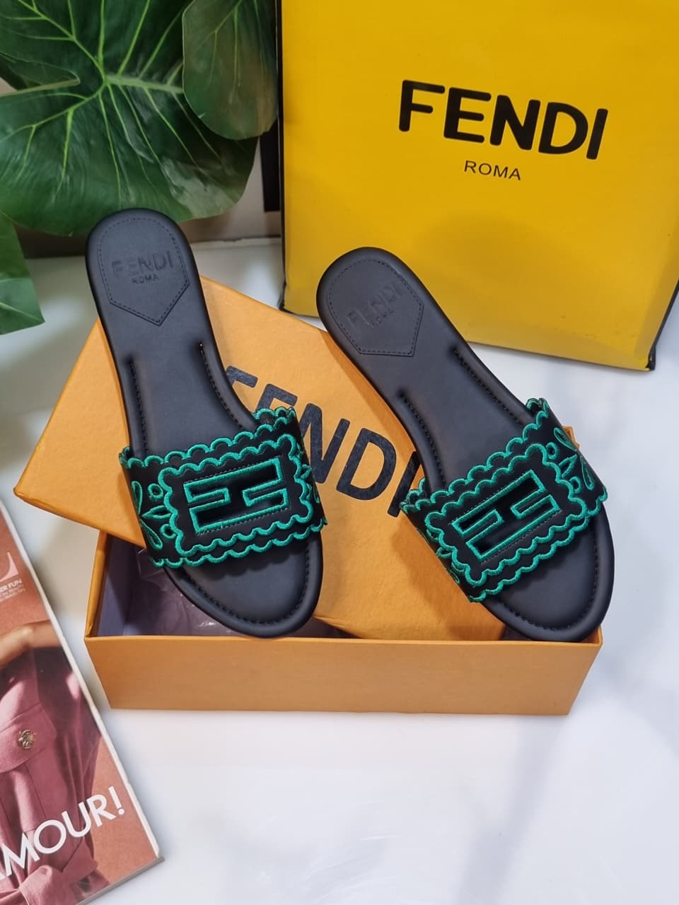 Fndi Slippers for Women