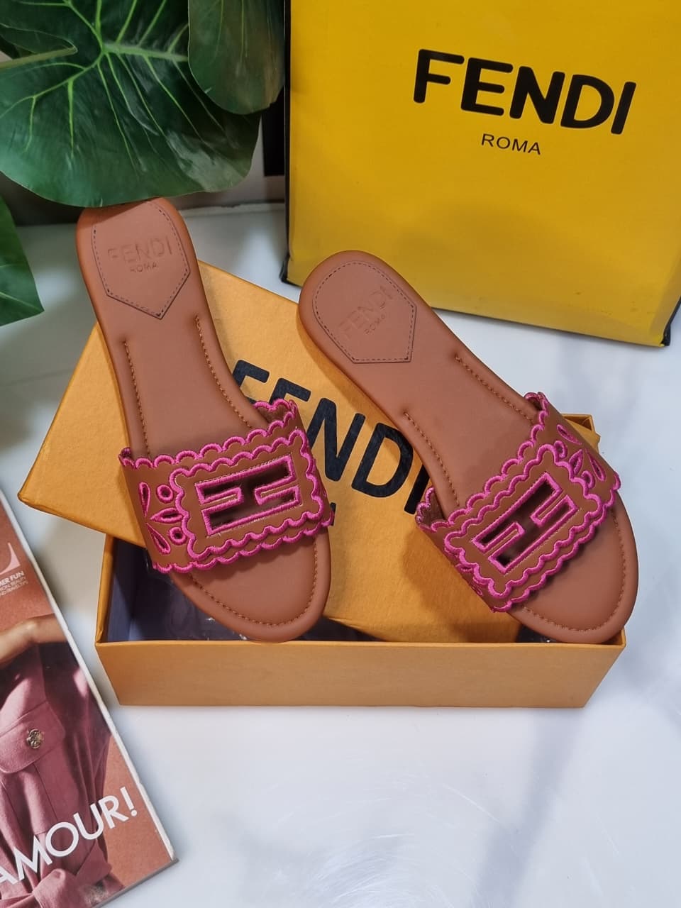 Fndi Slippers for Women