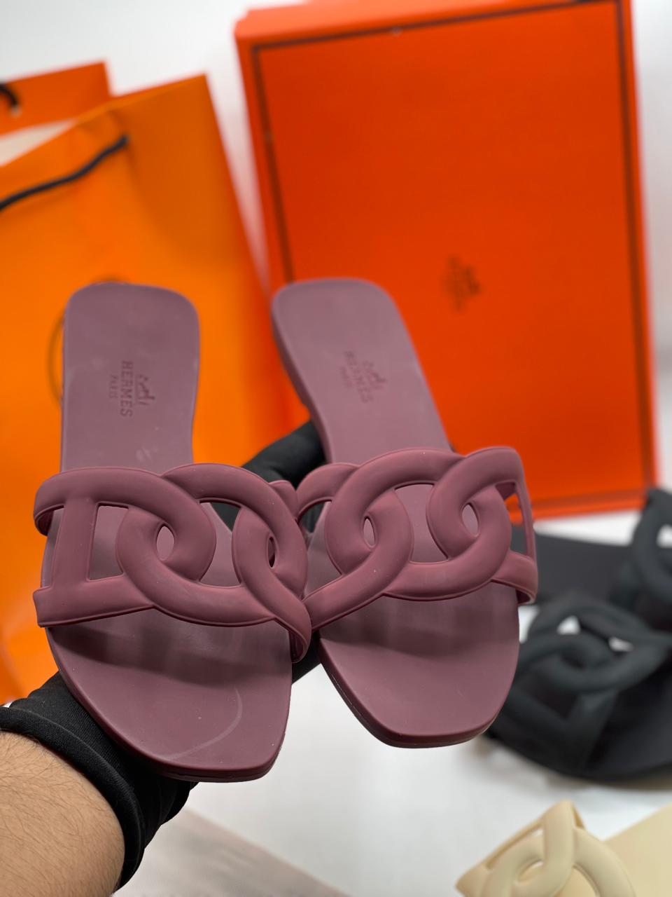 Hrms Jelly Slides Slippers for Women