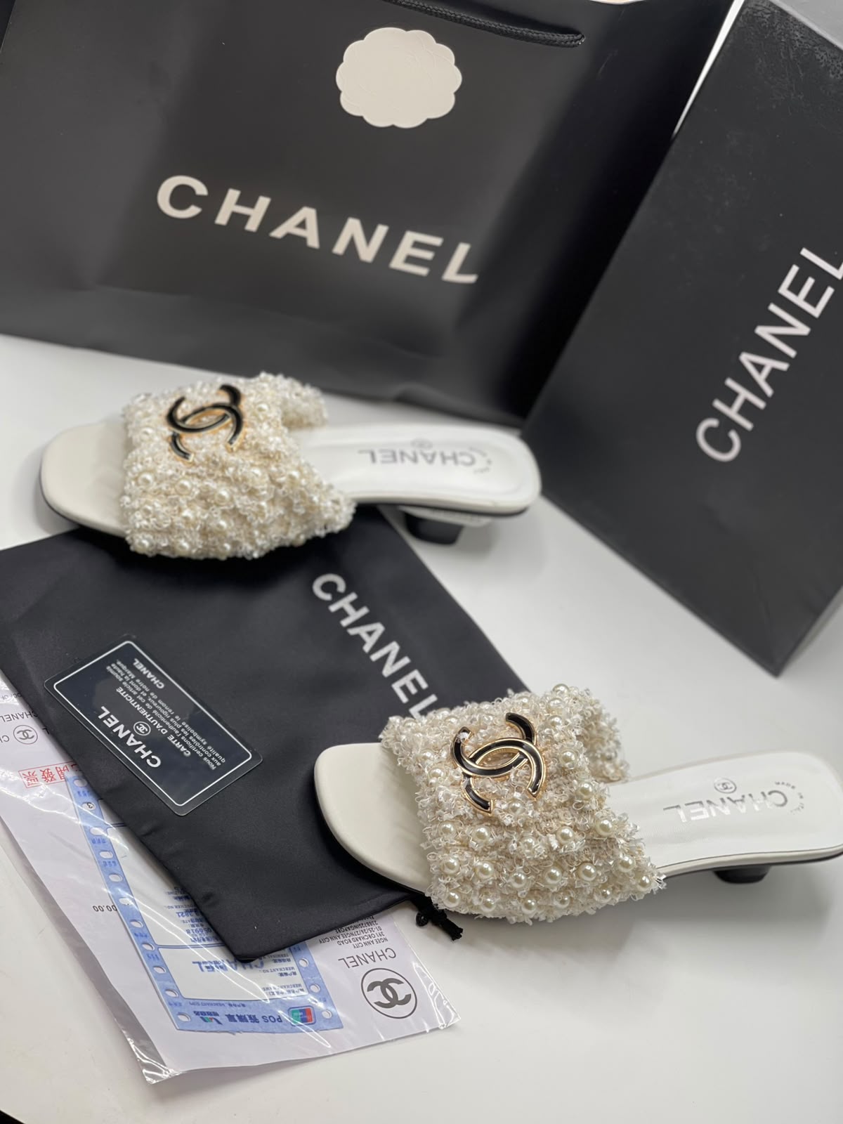 Chanel Low Heels Slippers for Women