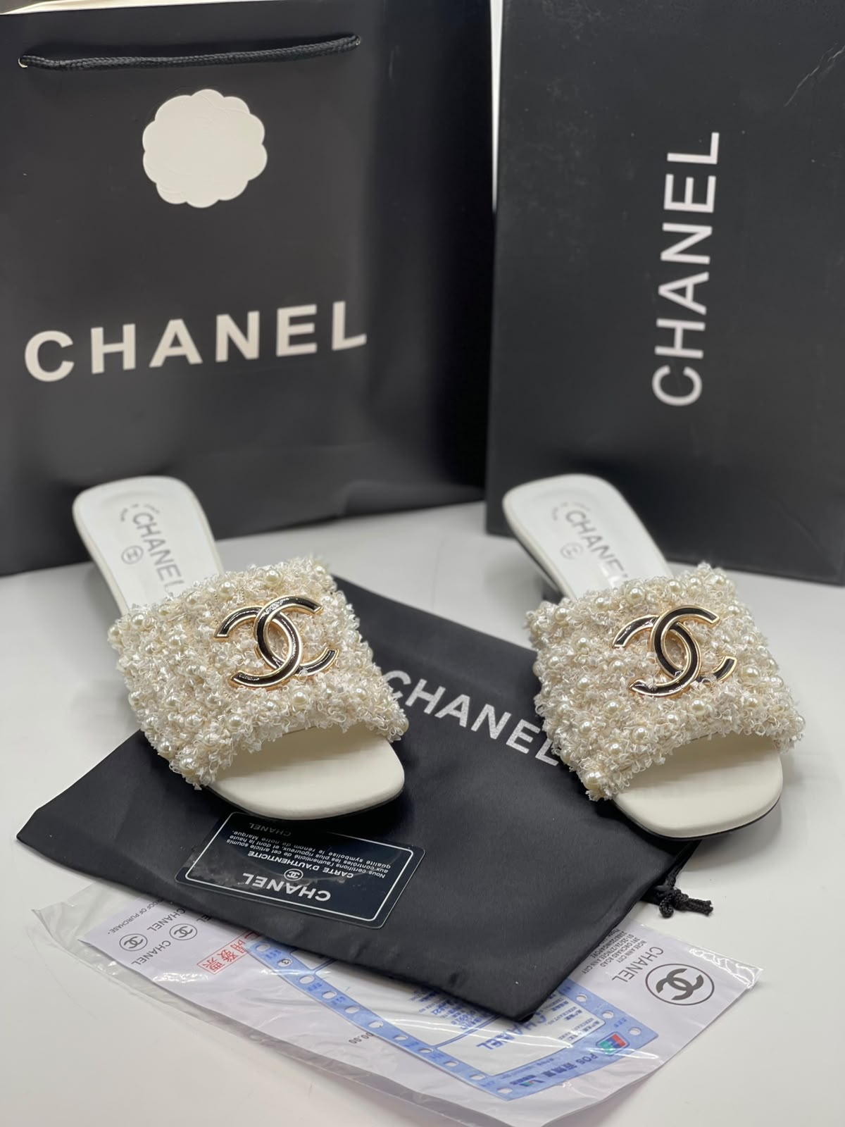 Chanel Low Heels Slippers for Women