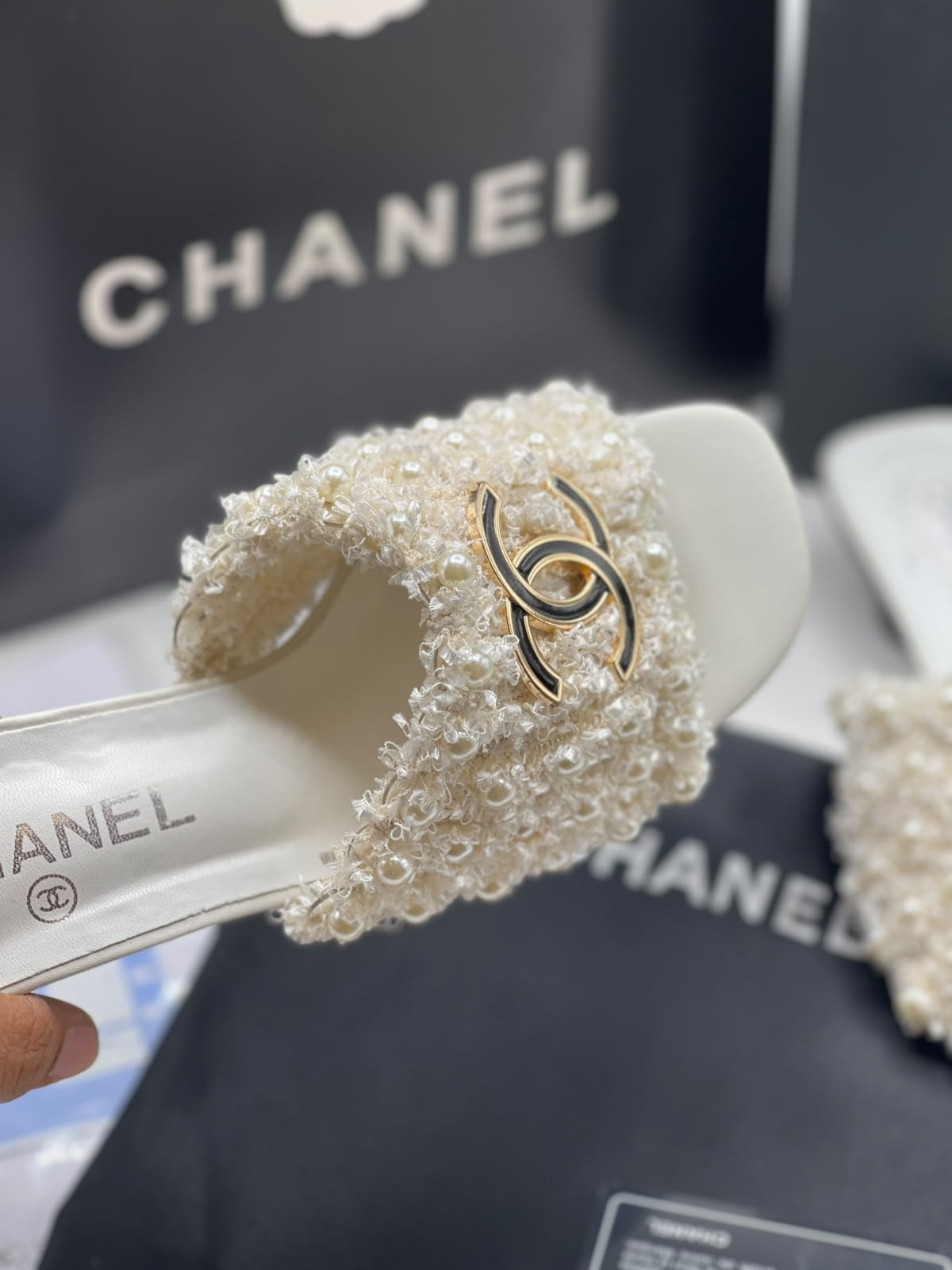 Chanel Low Heels Slippers for Women