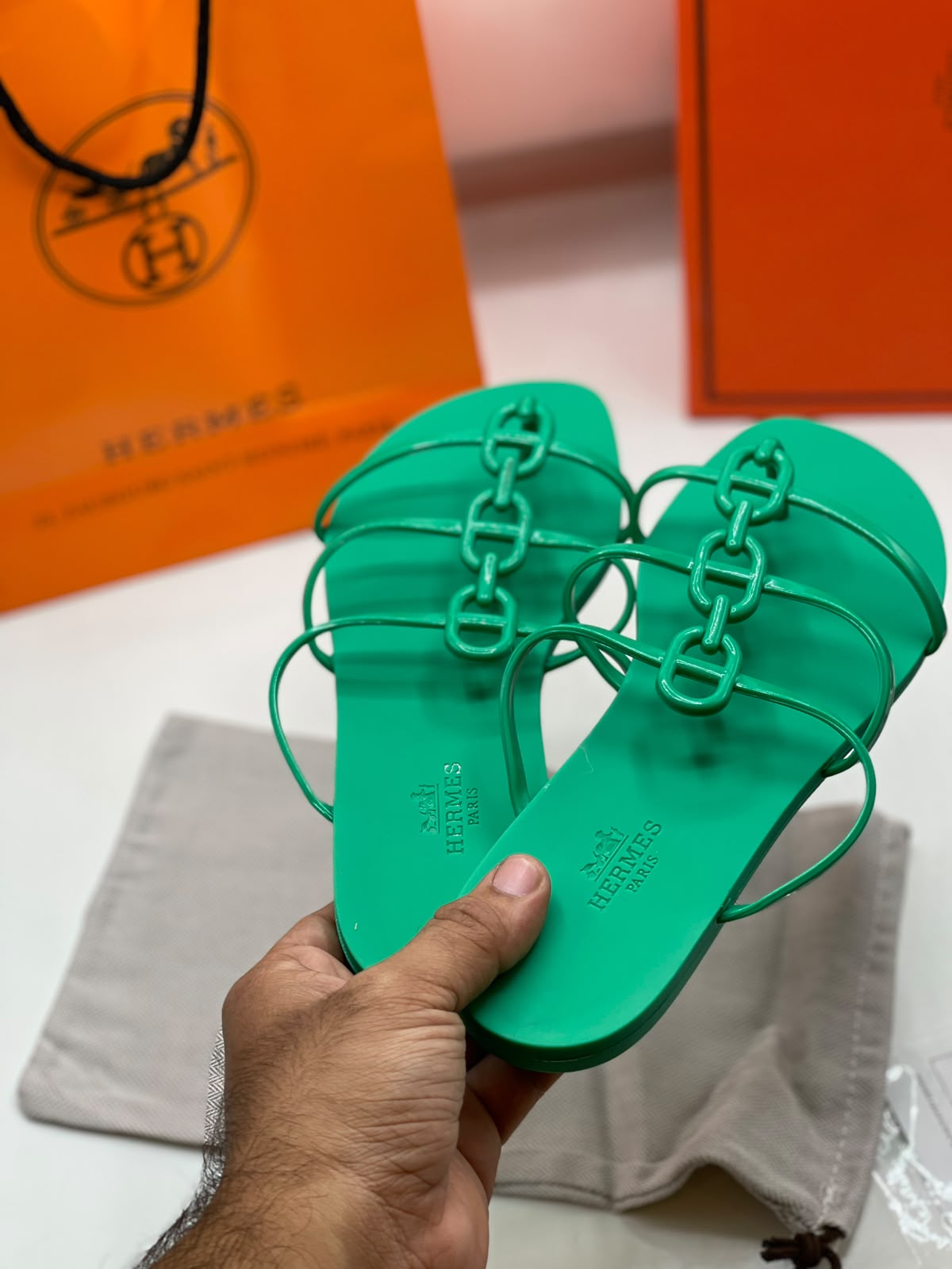 Hrms Mykonos Jelly Slides SLippers for Women