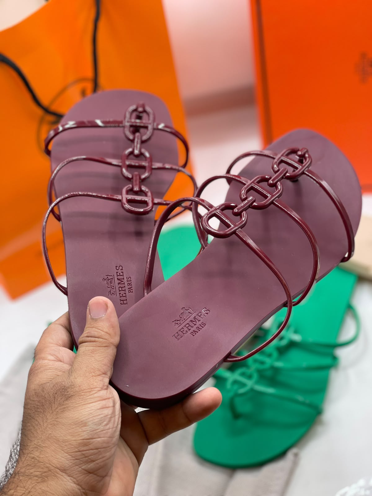Hrms Mykonos Jelly Slides SLippers for Women