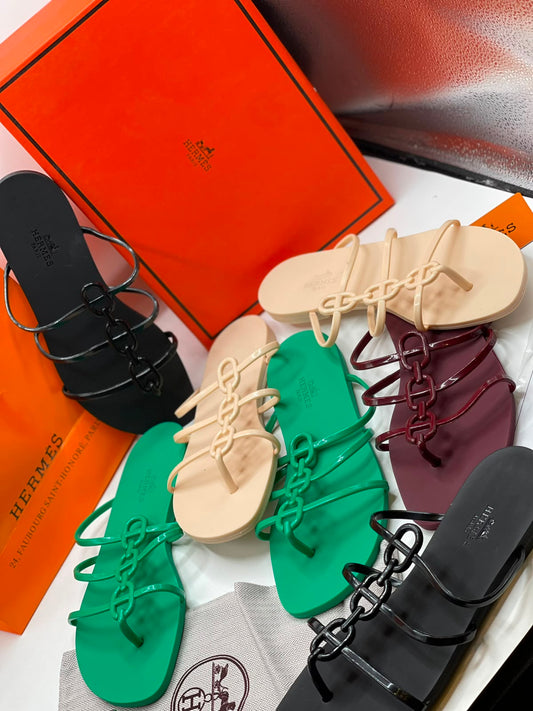Hrms Mykonos Jelly Slides SLippers for Women