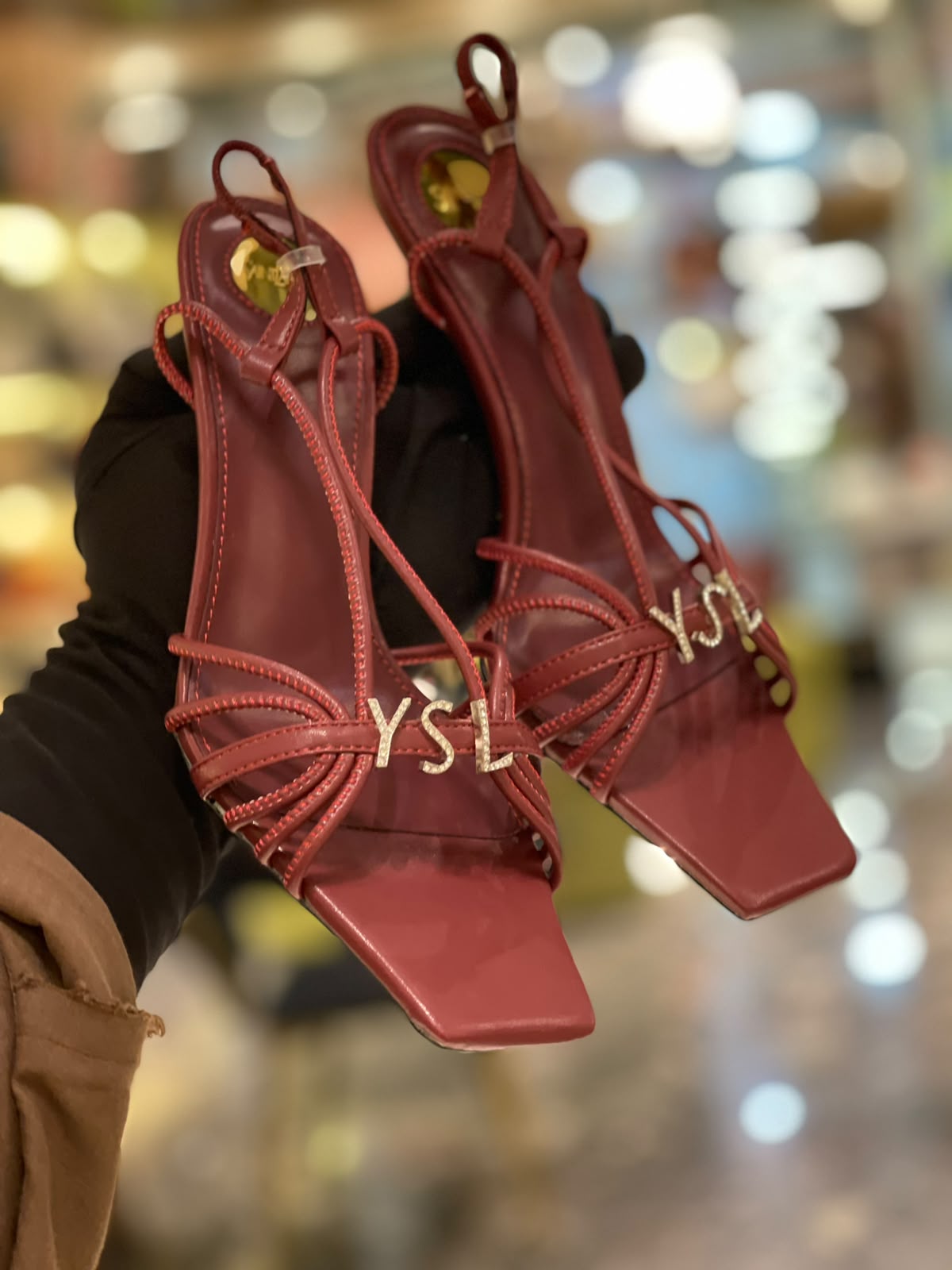 Y S L Jerry Heels Sandals for Women