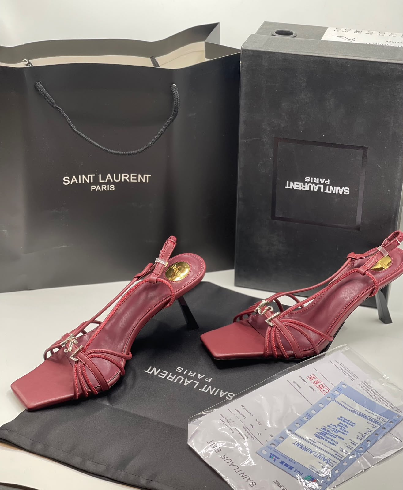 Y S L Jerry Heels Sandals for Women