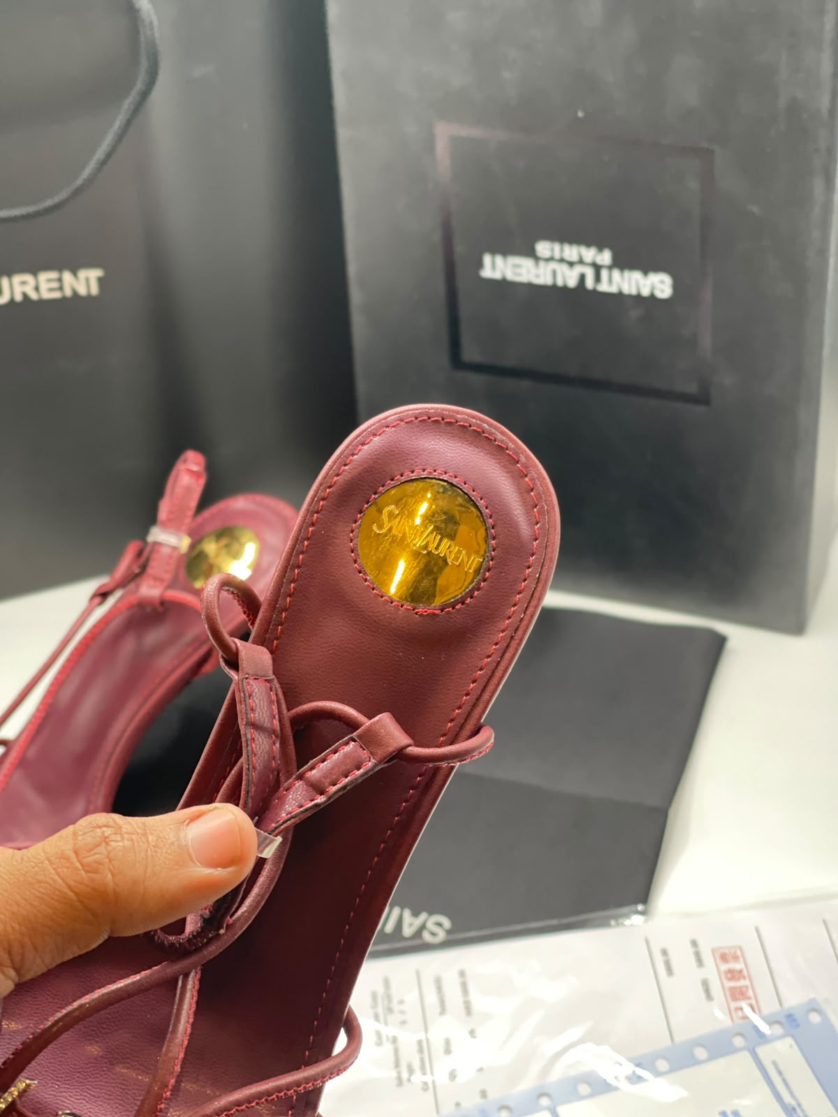Y S L Jerry Heels Sandals for Women