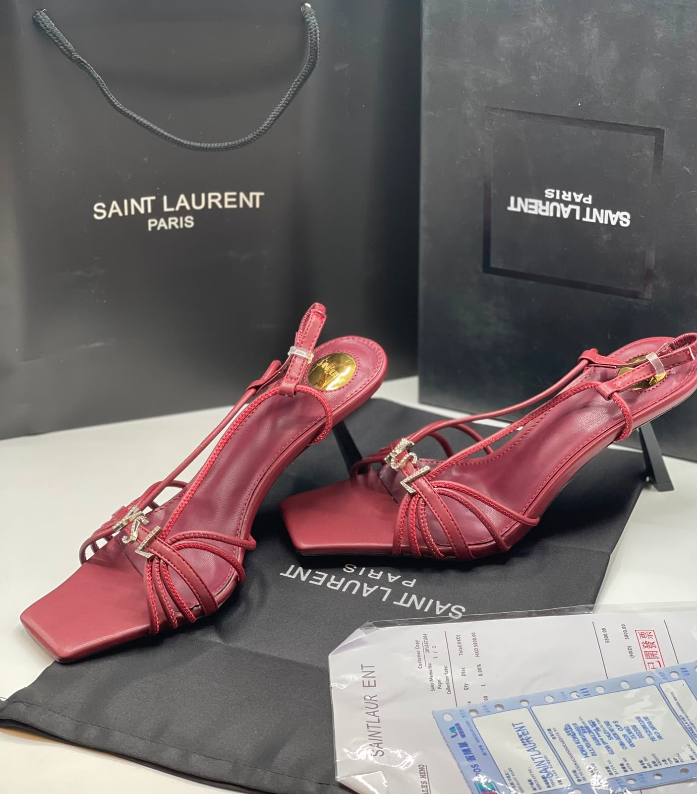 Y S L Jerry Heels Sandals for Women