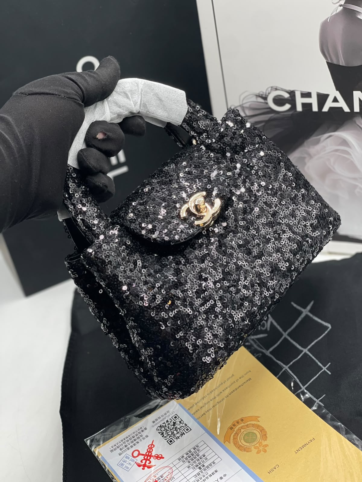 Channel Mini Kelly Shoulder Bag for Women