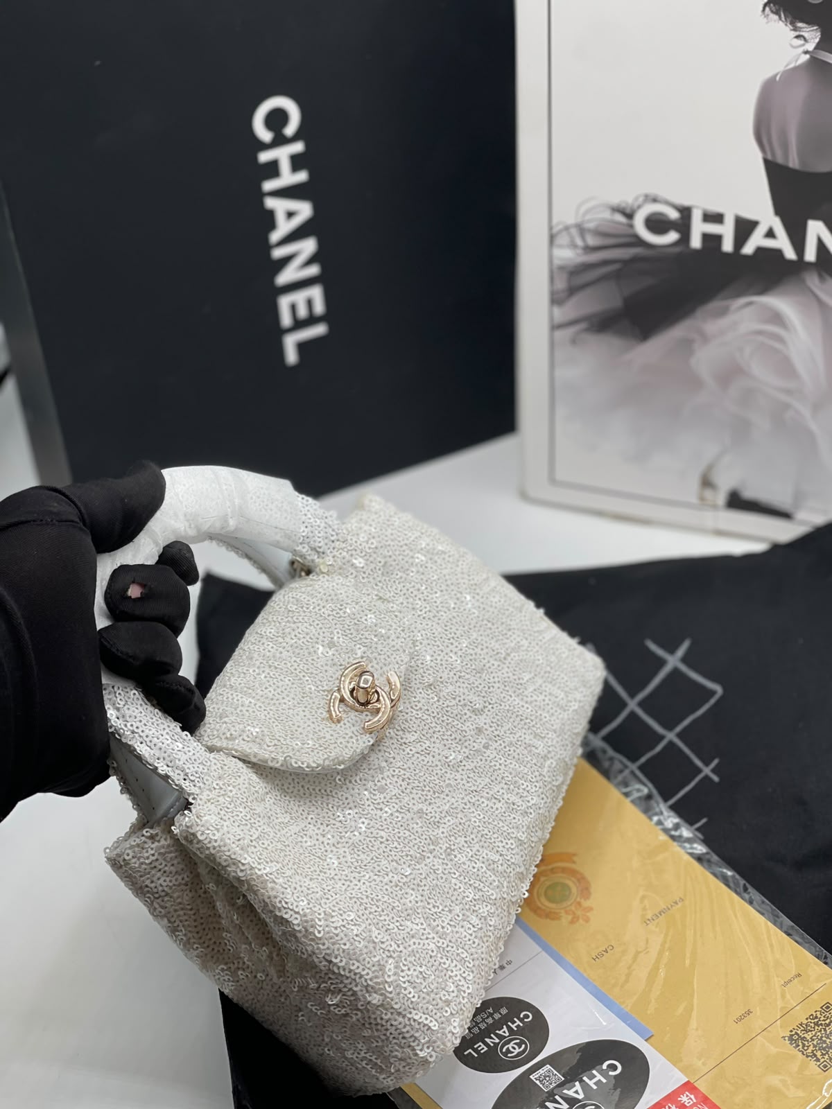 Channel Mini Kelly Shoulder Bag for Women