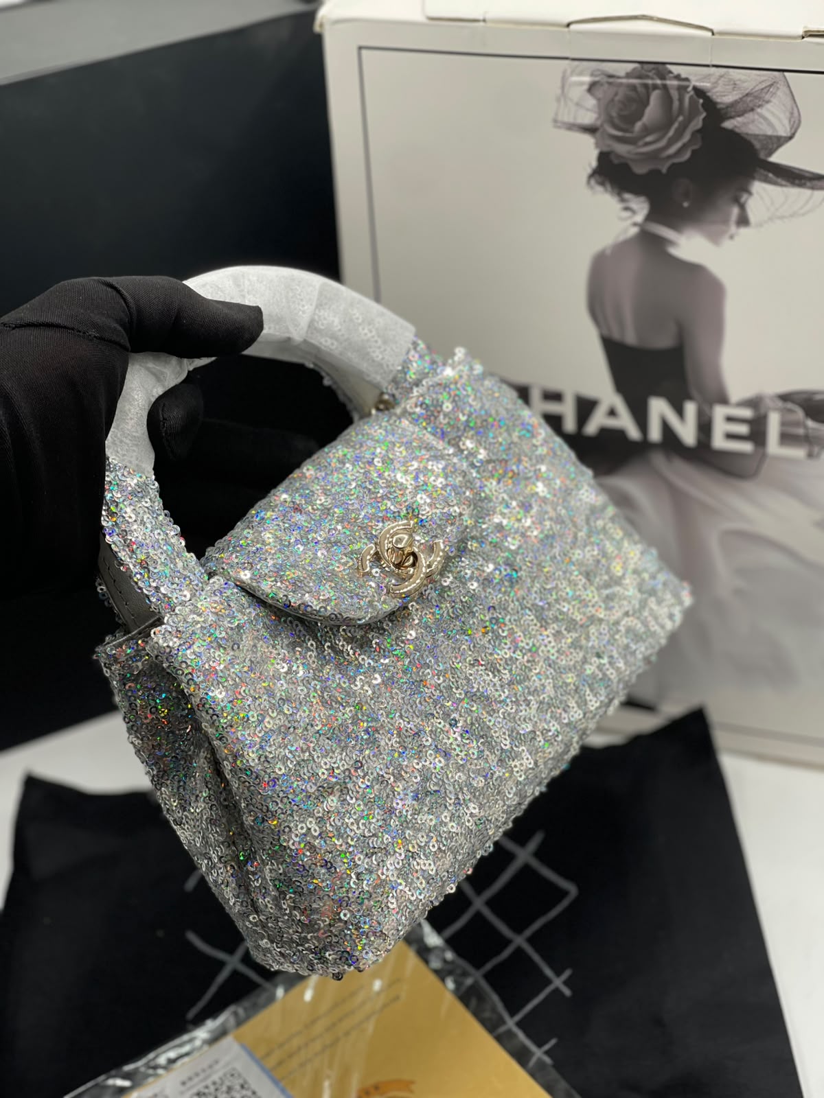 Channel Mini Kelly Shoulder Bag for Women