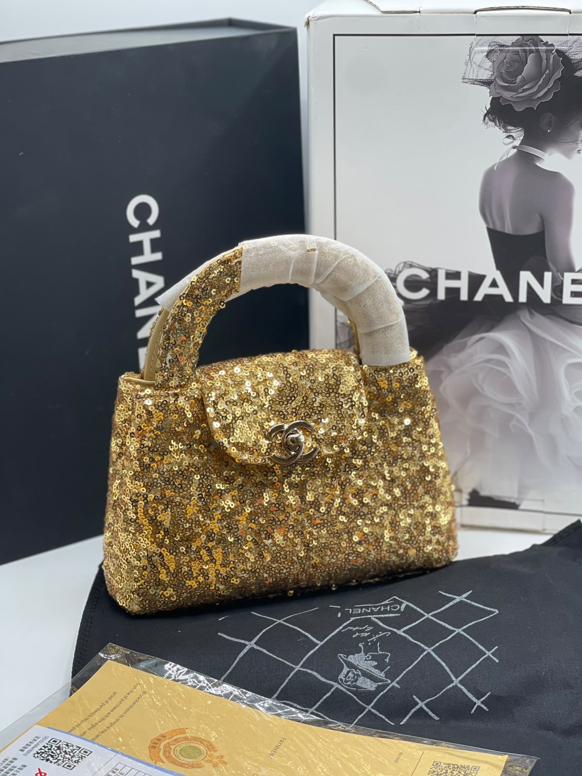 Channel Mini Kelly Shoulder Bag for Women