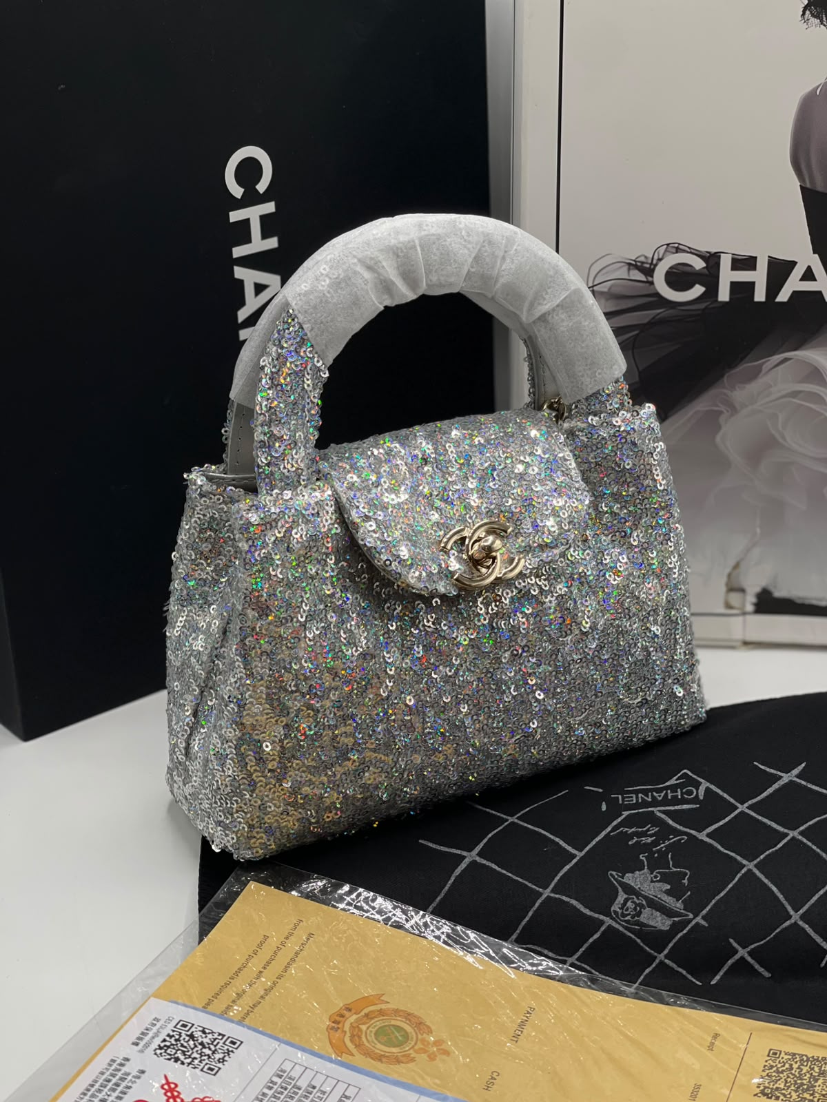 Channel Mini Kelly Shoulder Bag for Women