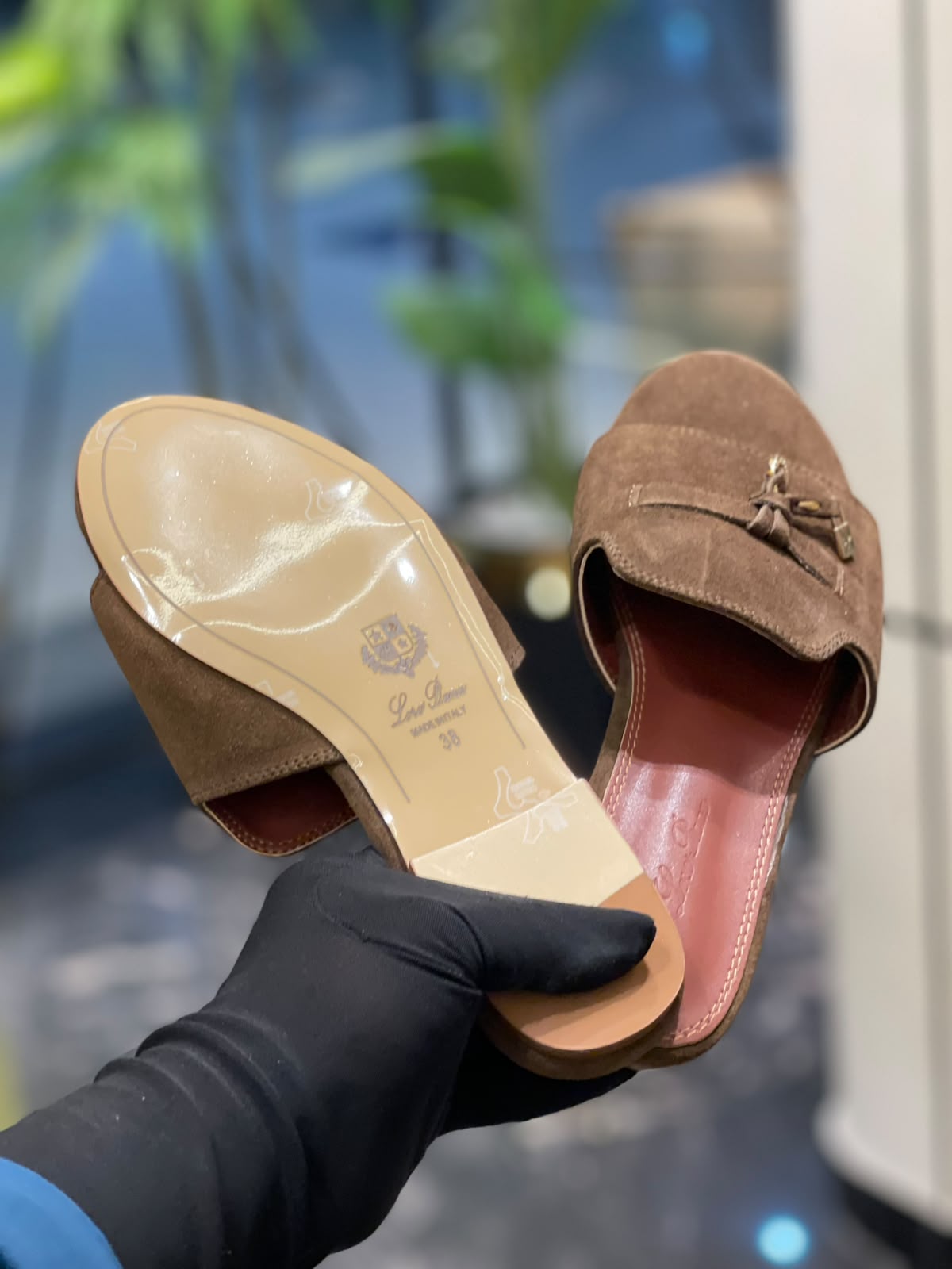 Loro Piana Summer Charms Slides Slippers for Women
