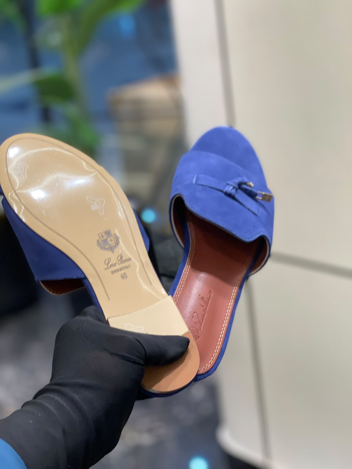 Loro Piana Summer Charms Slides Slippers for Women