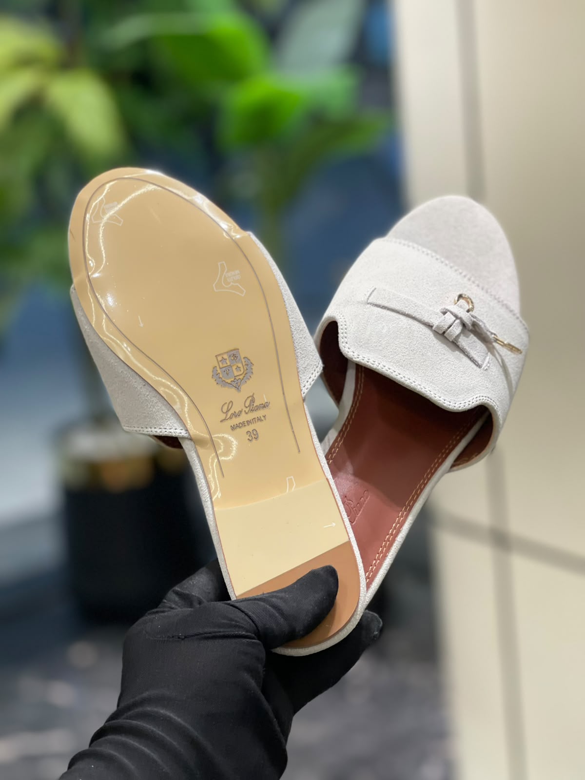 Loro Piana Summer Charms Slides Slippers for Women