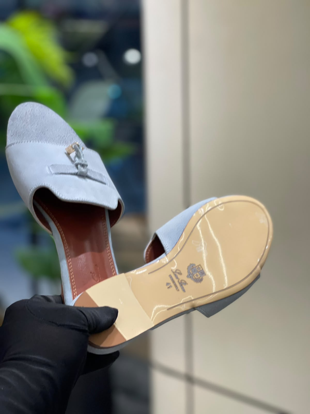 Loro Piana Summer Charms Slides Slippers for Women