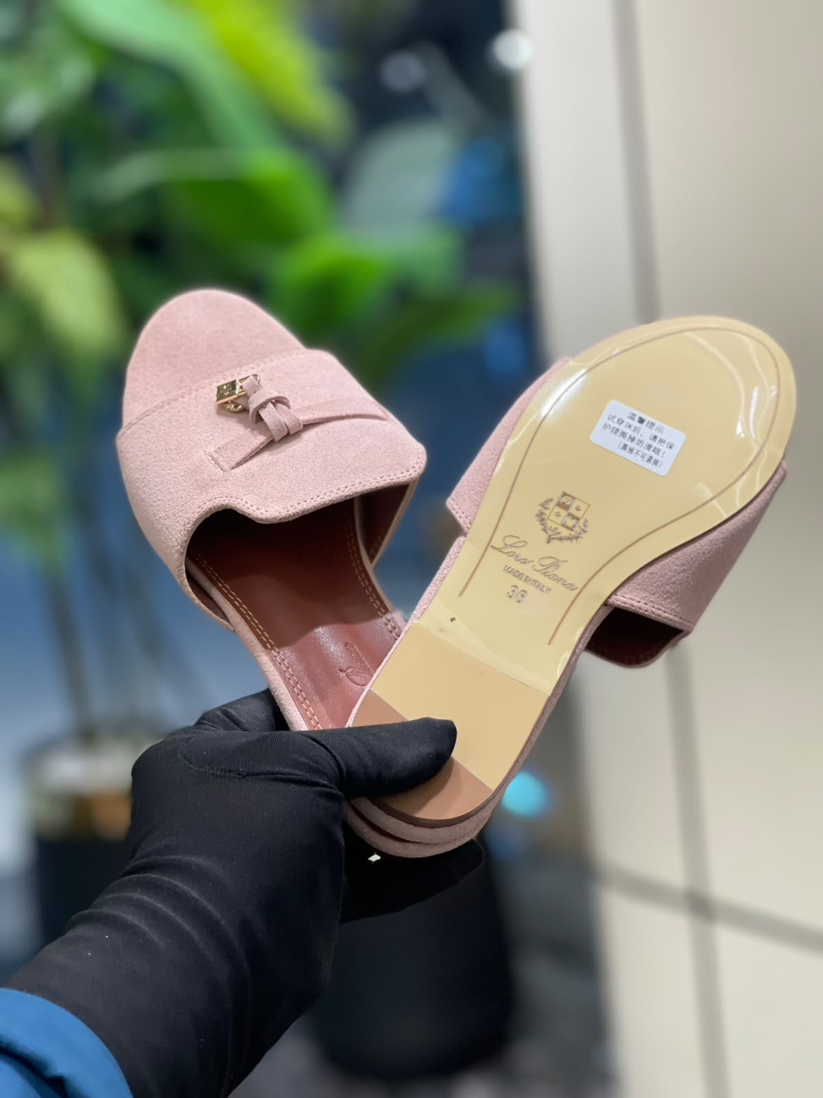 Loro Piana Summer Charms Slides Slippers for Women