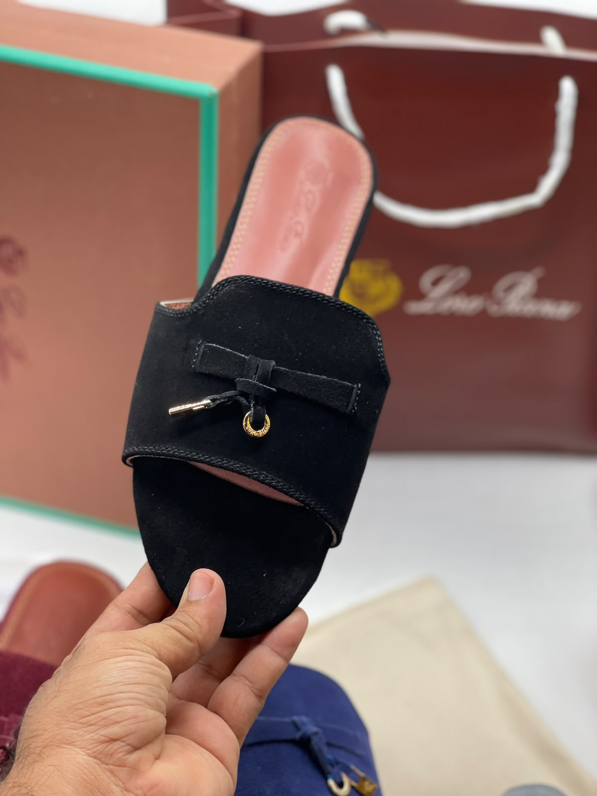 Loro Piana Summer Charms Slides Slippers for Women