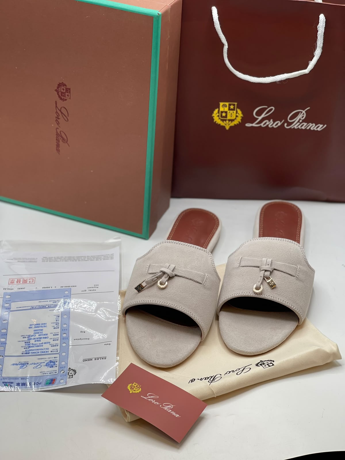 Loro Piana Summer Charms Slides Slippers for Women