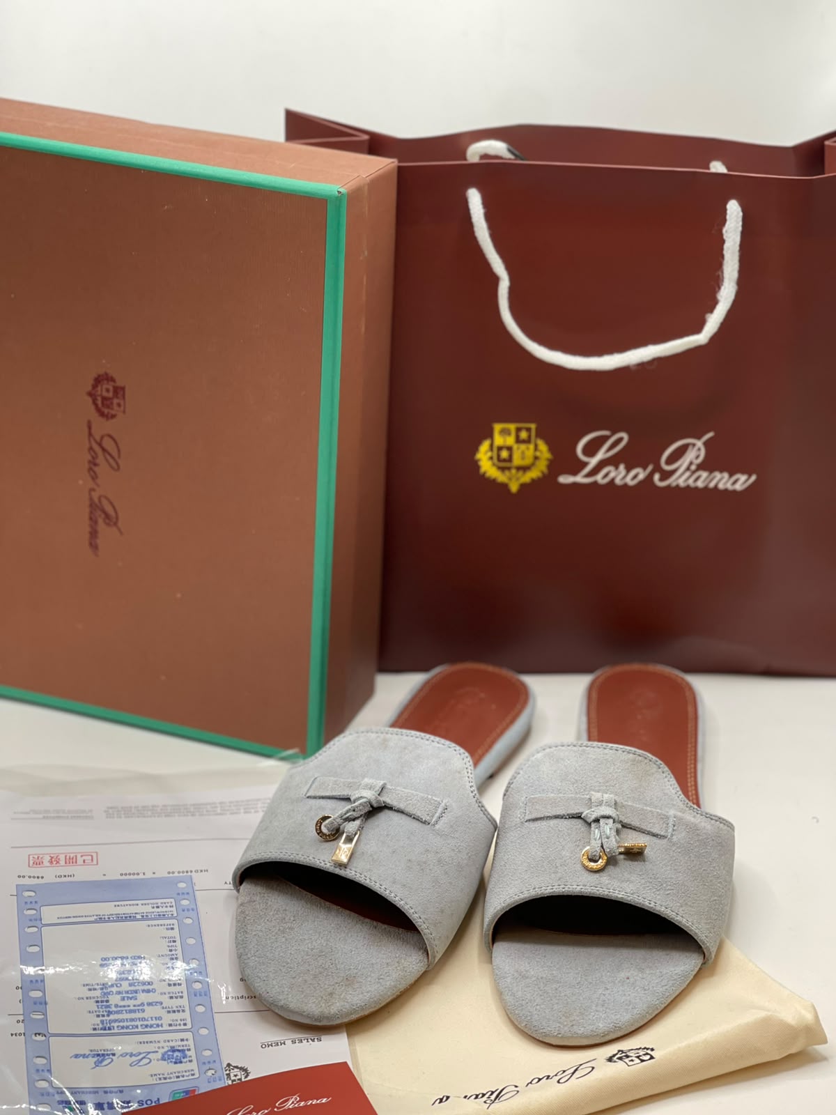 Loro Piana Summer Charms Slides Slippers for Women