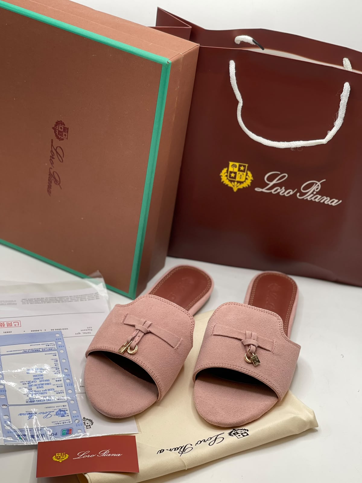 Loro Piana Summer Charms Slides Slippers for Women