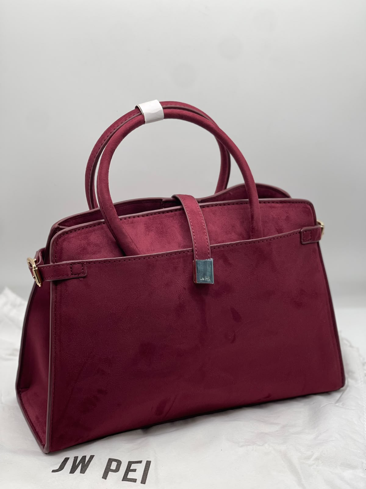JWPEI Faux Suede Tote Bag for Women