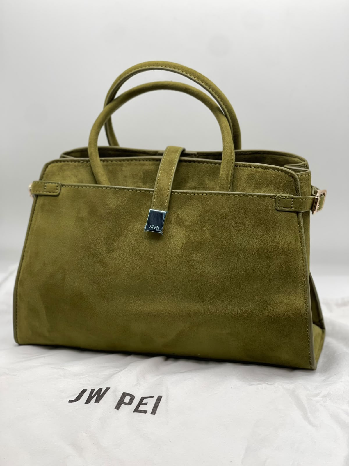 JWPEI Faux Suede Tote Bag for Women