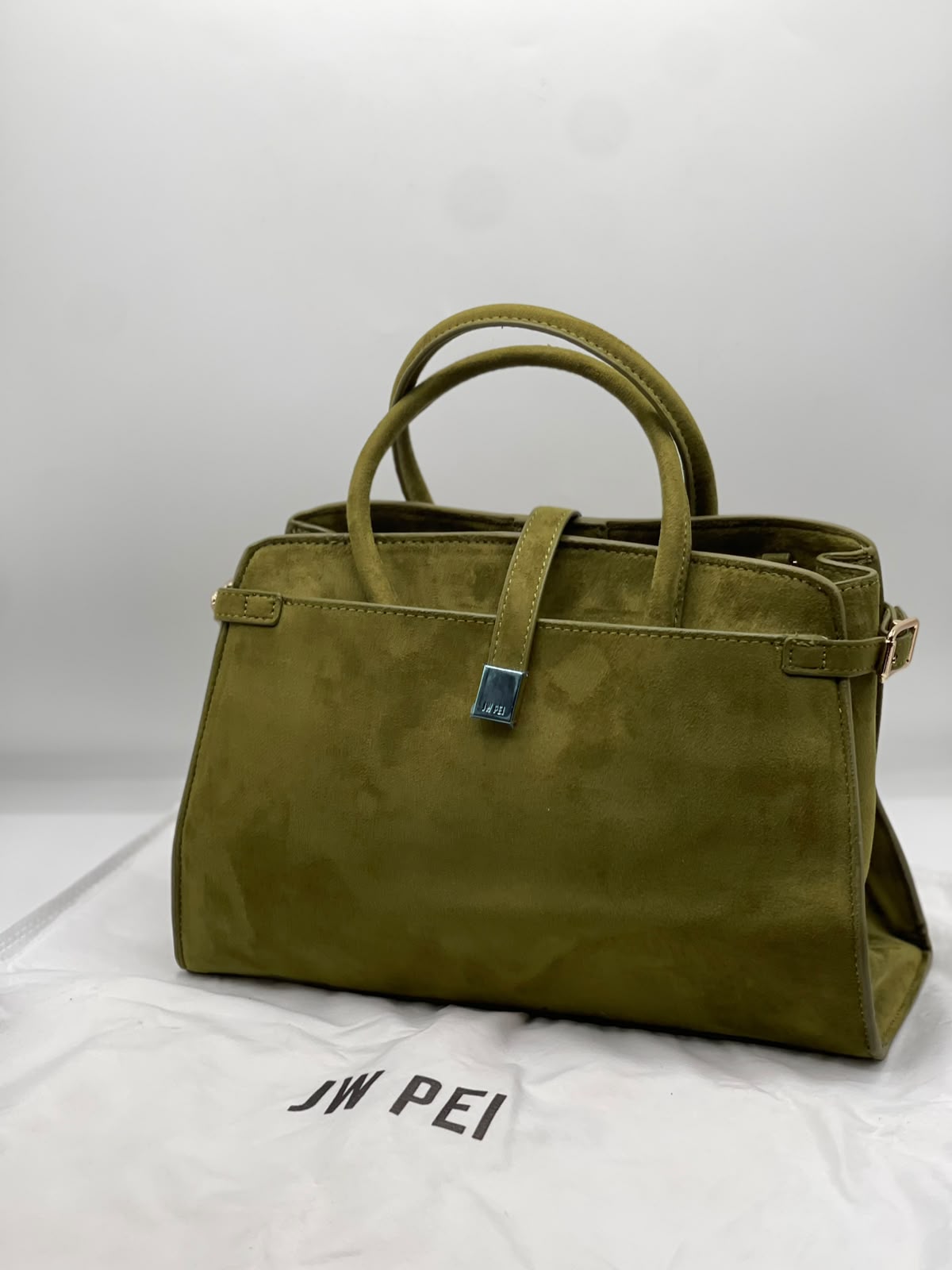 JWPEI Faux Suede Tote Bag for Women
