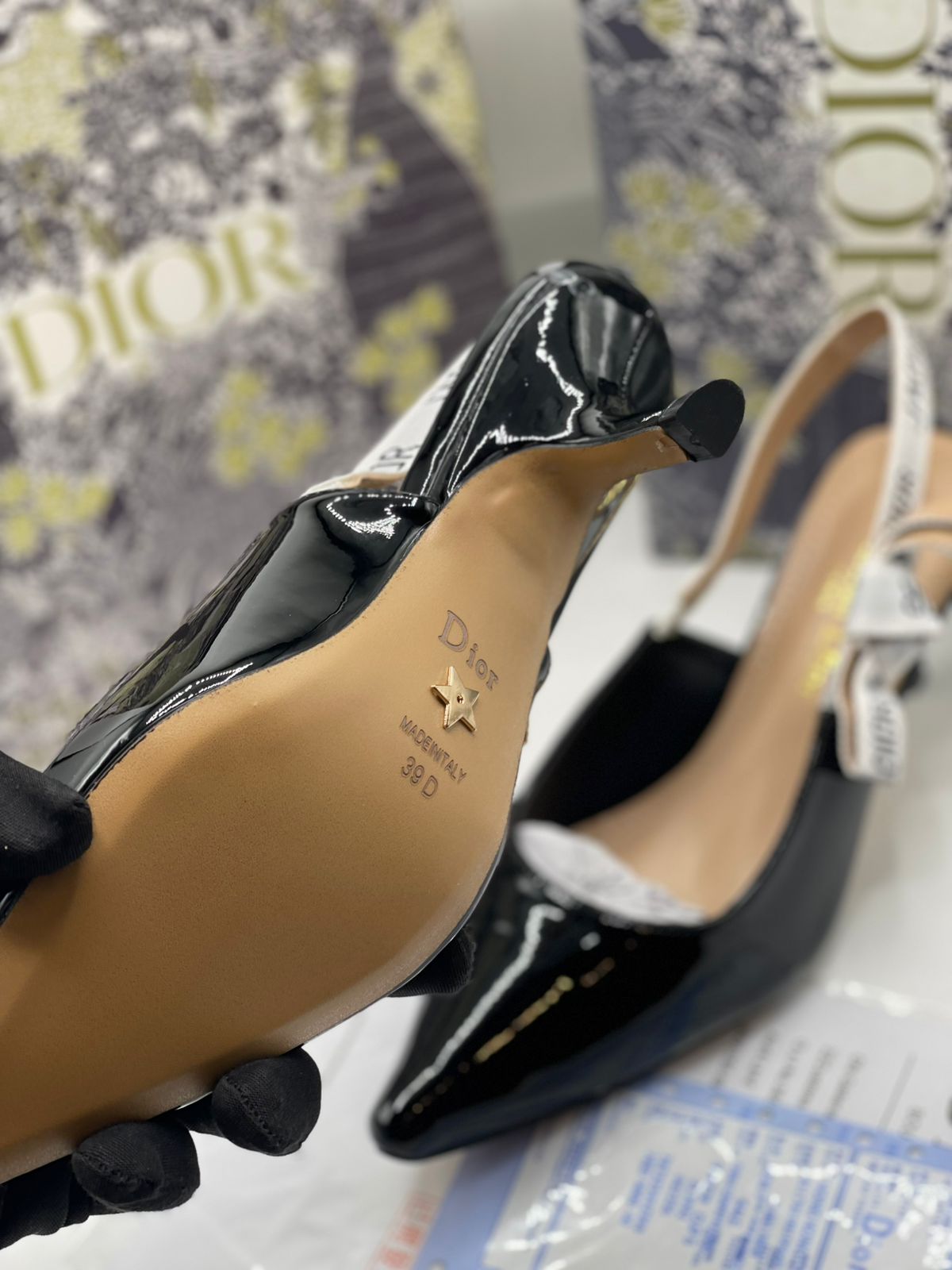Dior Premium Slingback Heels for Women