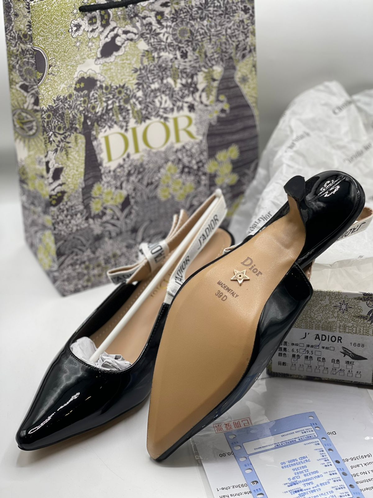 Dior Premium Slingback Heels for Women