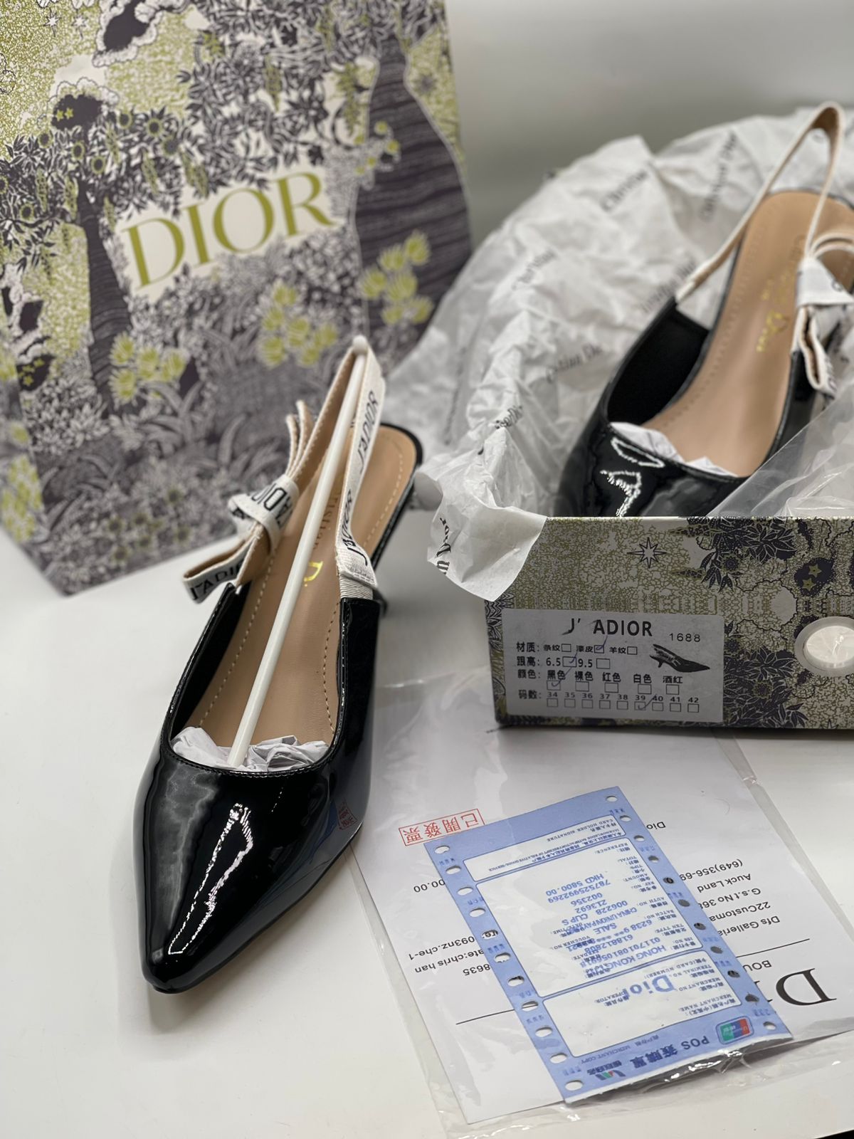 Dior Premium Slingback Heels for Women