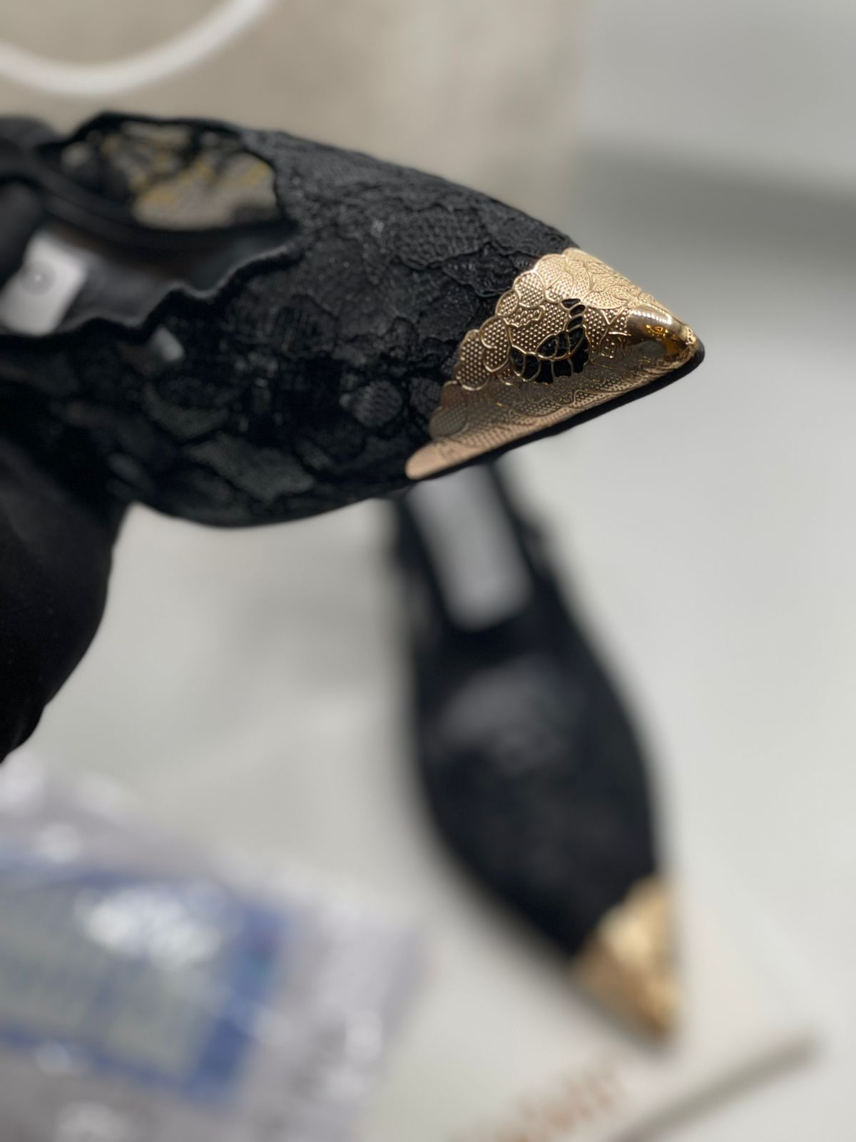 Jimmy Choo Premium Black Lace Heels for Women