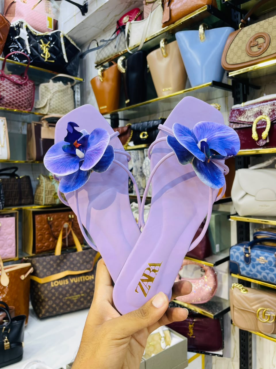 Zara Flower Slippers for Women