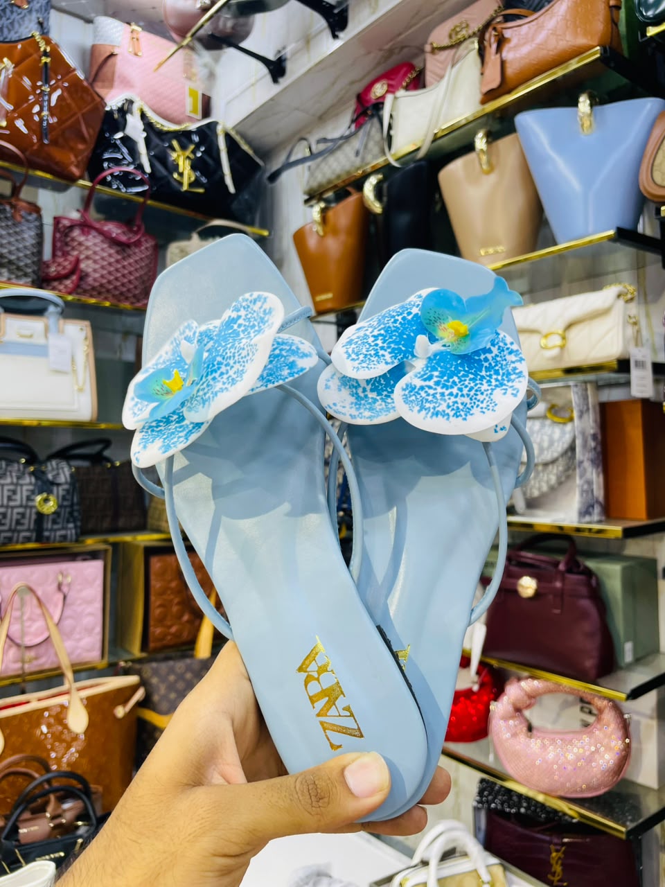 Zara Flower Slippers for Women