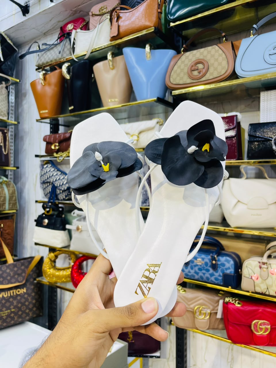 Zara Flower Slippers for Women