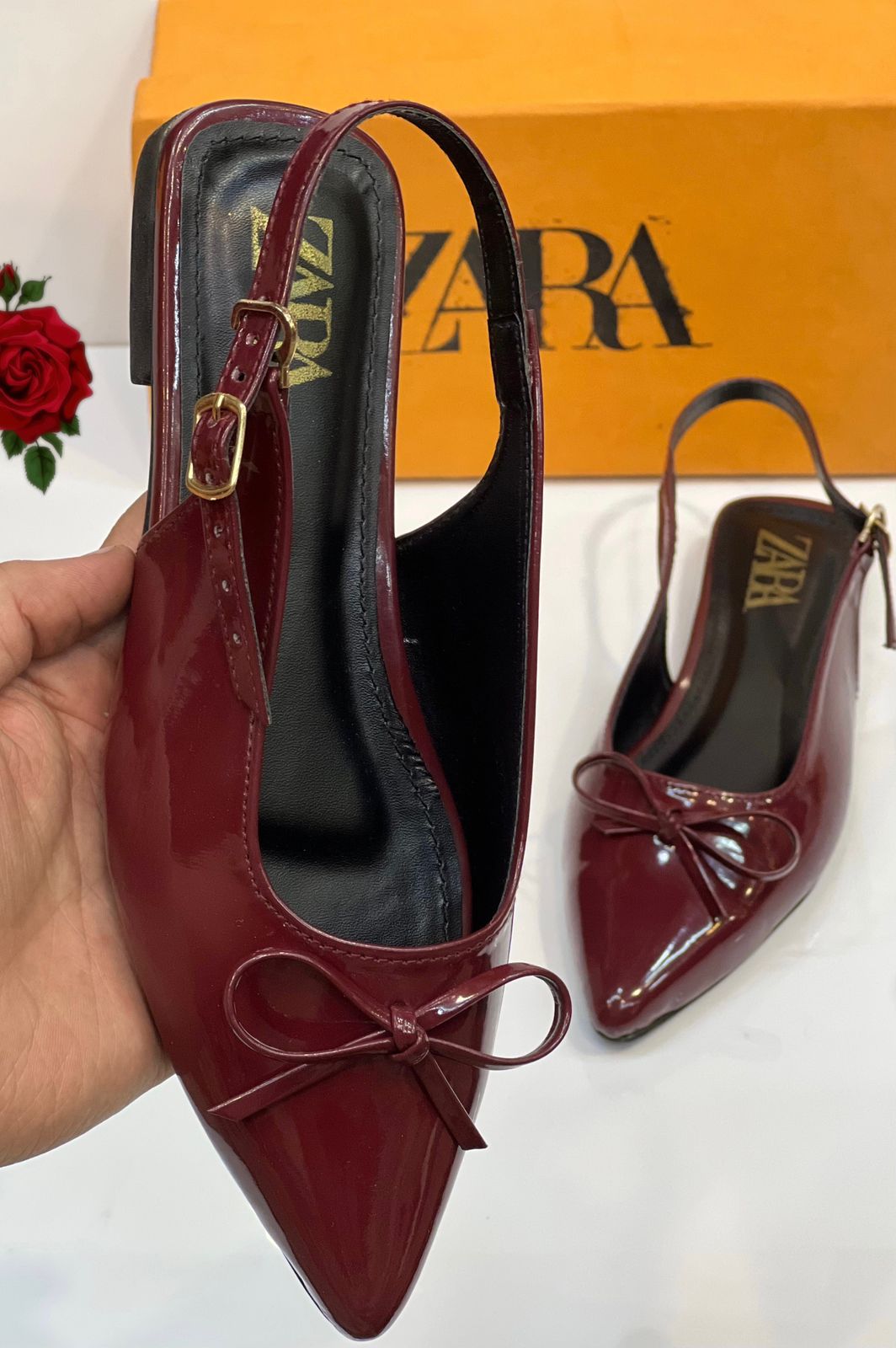 Zara Sling Back Pumps for Women