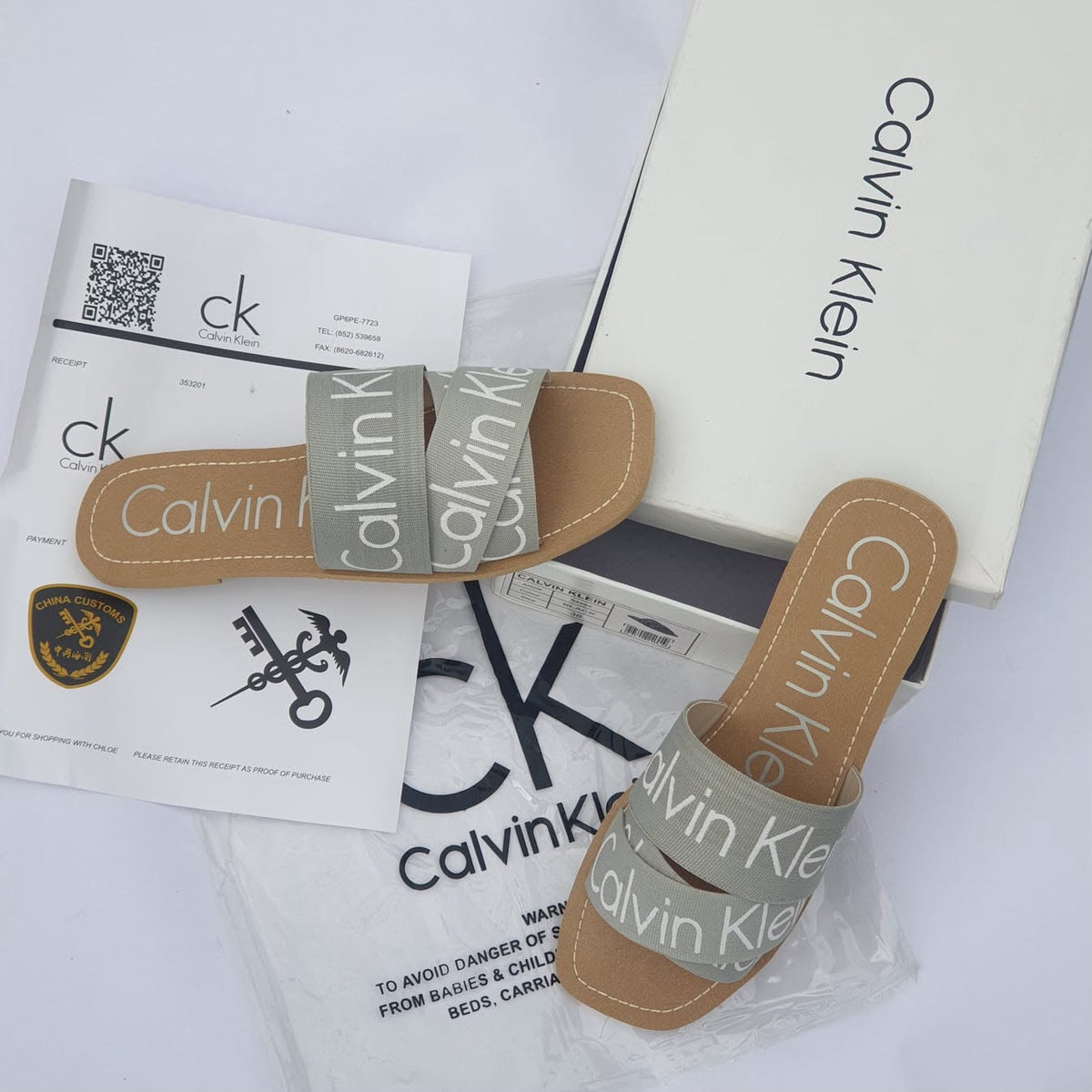 CK Slides Slippers for Women
