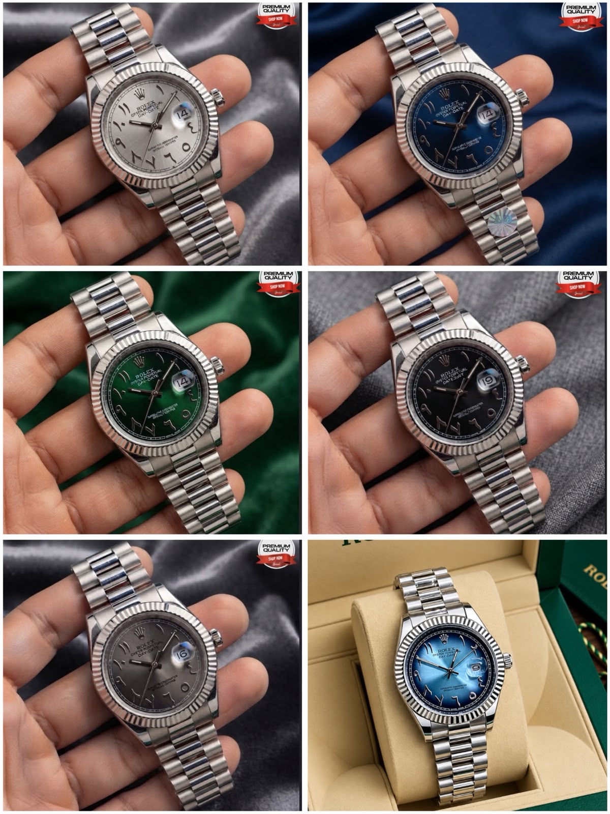 Rolex Arabic Dial Watches for Men
