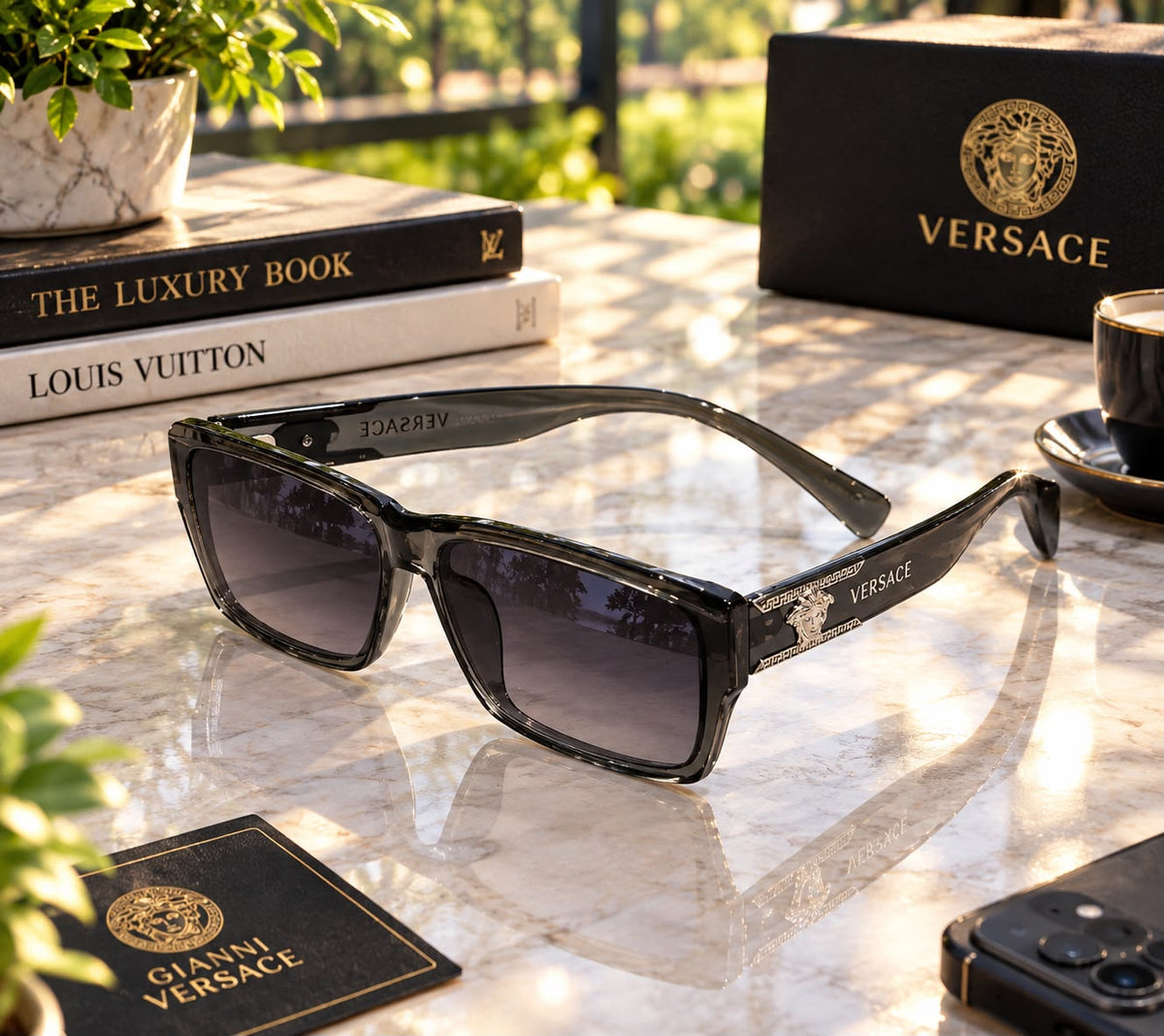 Versace Unisex Model Sunglasses for Men and Women