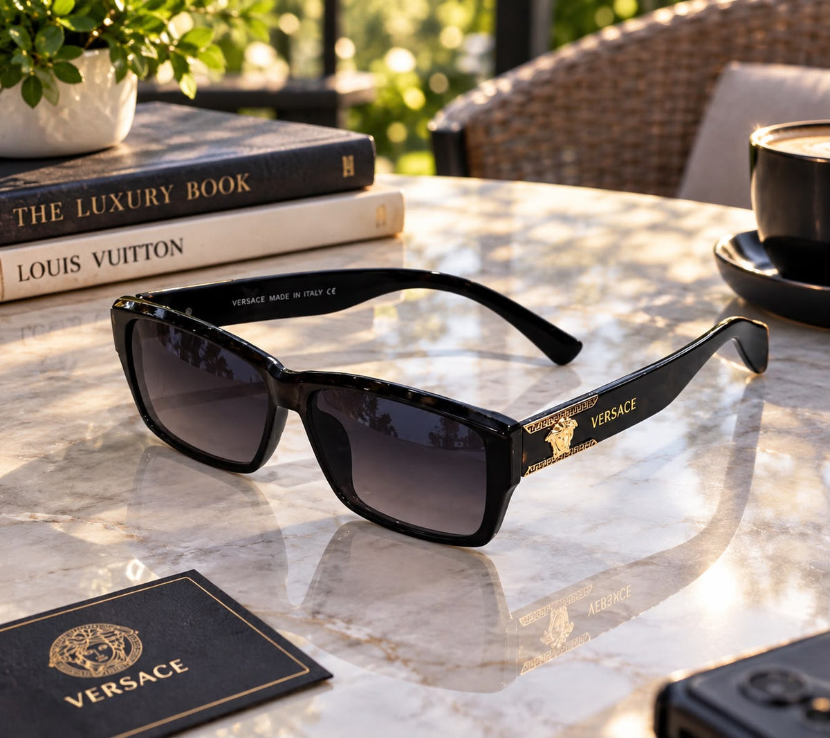 Versace Unisex Model Sunglasses for Men and Women