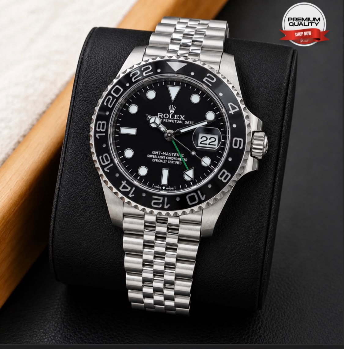 Rolex GMT Double Lock Watch for Men
