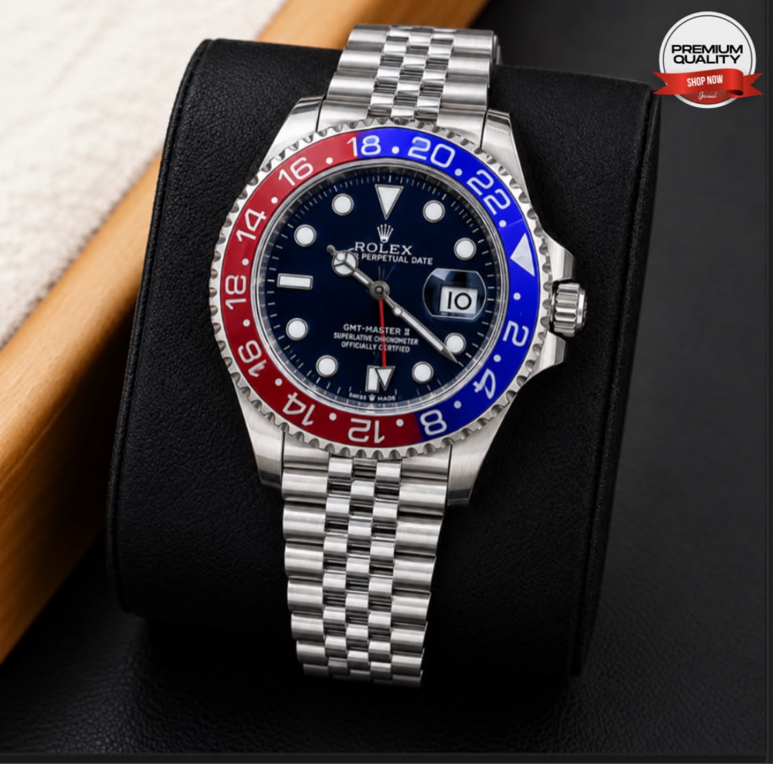 Rolex GMT Double Lock Watch for Men