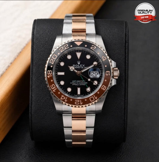 Rolex GMT Double Lock Watch for Men