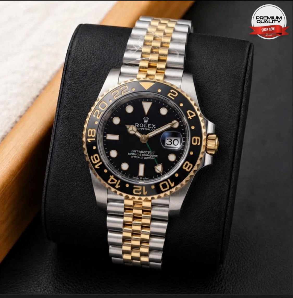 Rolex GMT Double Lock Watch for Men