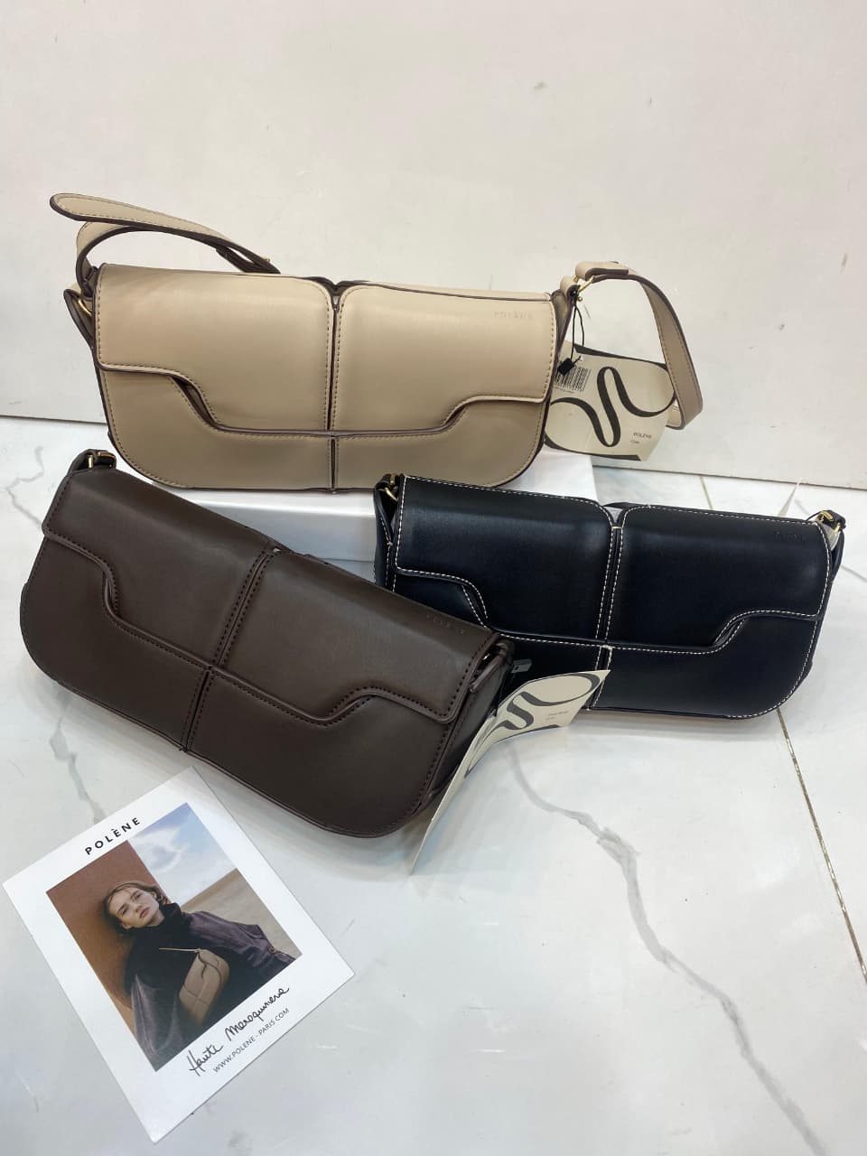 Polene Osmo Smooth Shoulder bag for Women