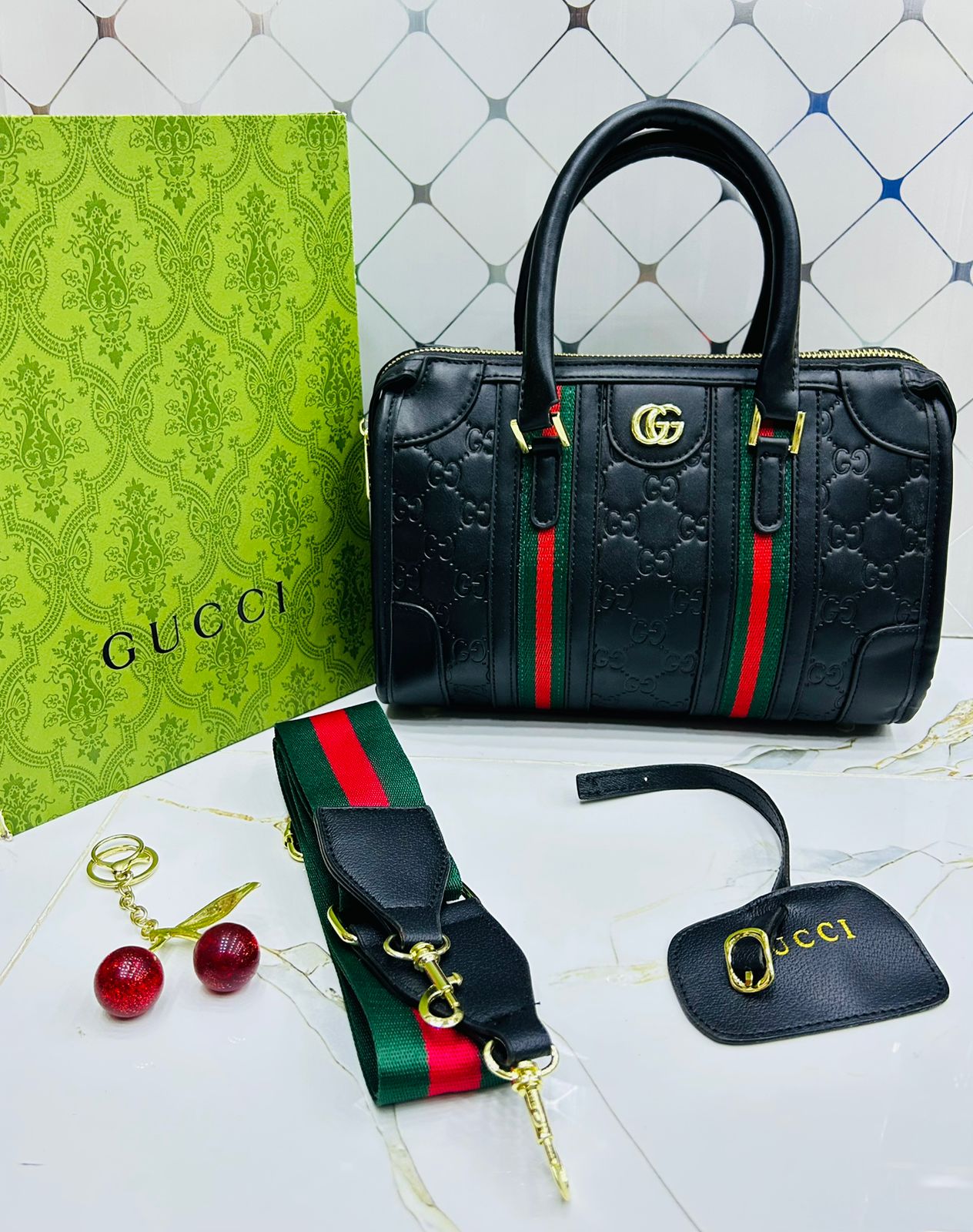 GG Guc ci Fashion Duffle Crossbody Bag for Women