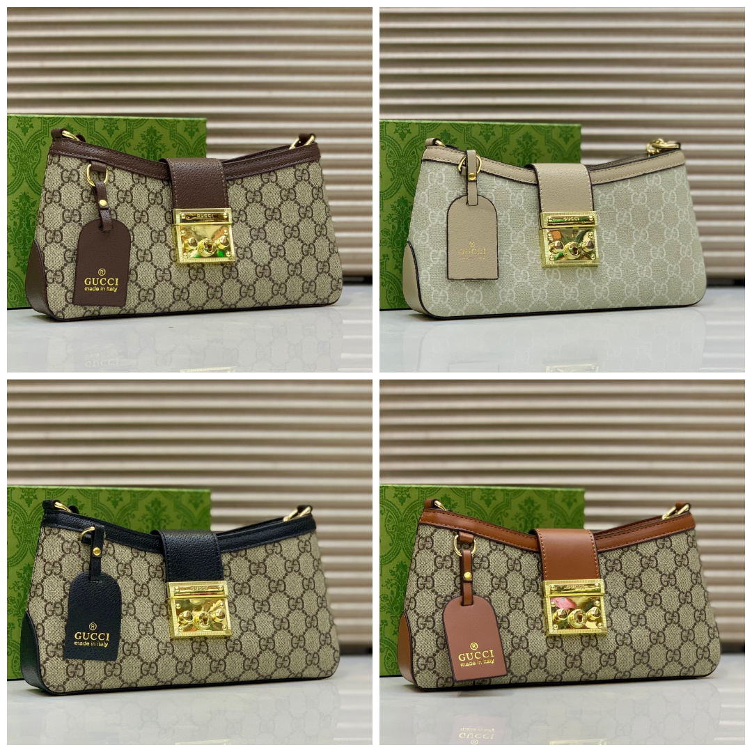 Fashion Brand GG Guc ci Padlock Shoulder Bag for Women