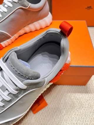 Herms Couple Unisex Sneakers for Men and Women